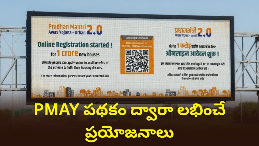 Benefits available through PMAY scheme